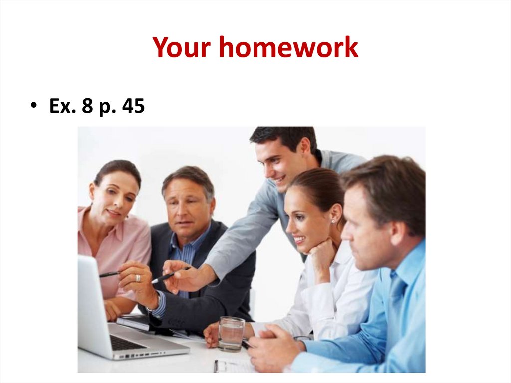 Your homework