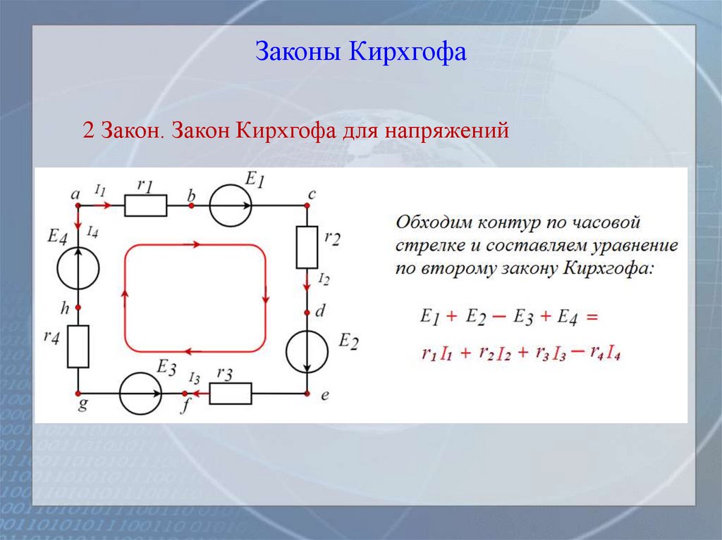 Законы Кирхгофа