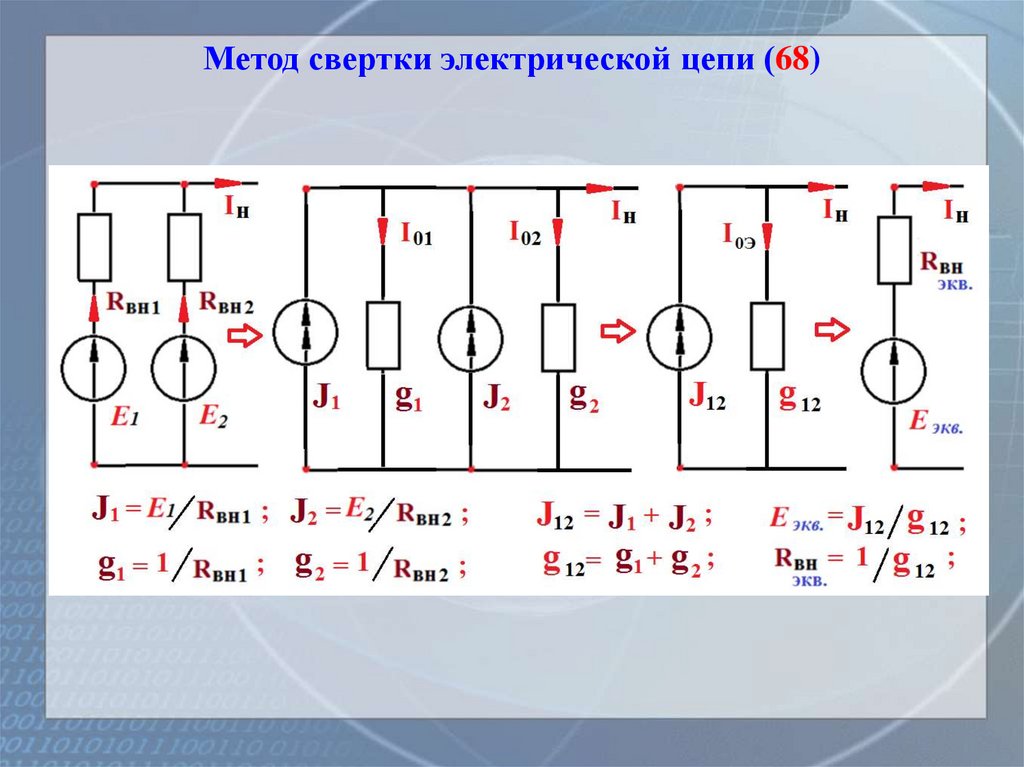 Метод свертки электрической цепи (68)