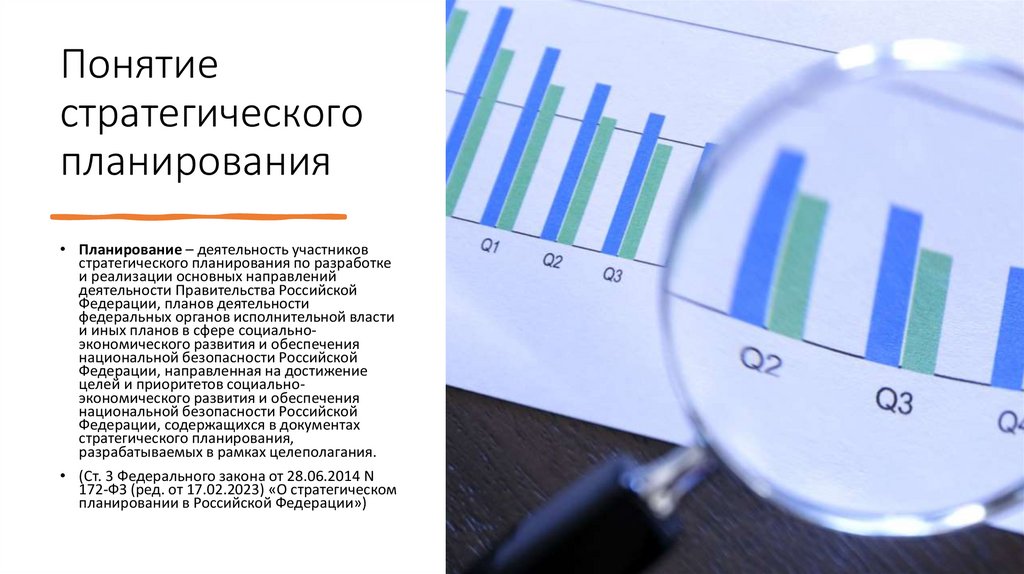 Понятие стратегического планирования