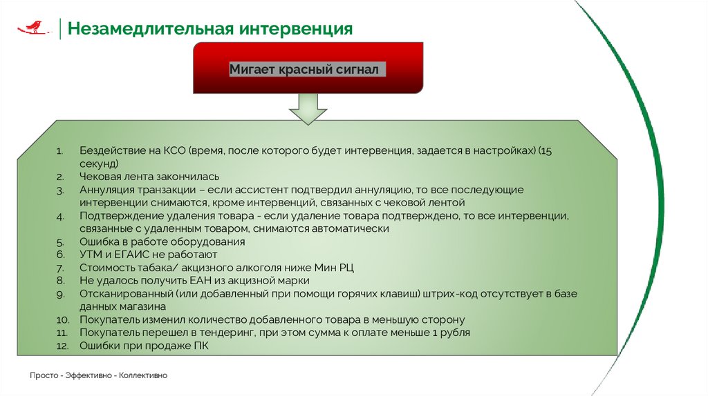 Отложенная интервенция