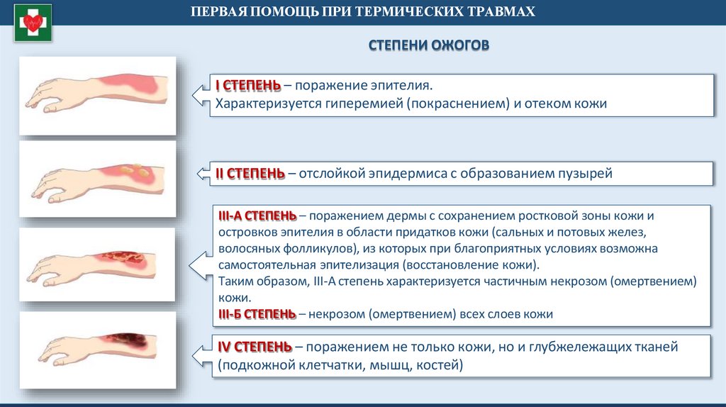ПЕРВАЯ ПОМОЩЬ ПРИ ТЕРМИЧЕСКИХ ТРАВМАХ