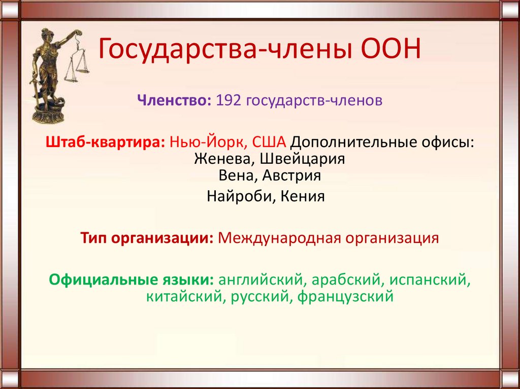 Государства-члены ООН