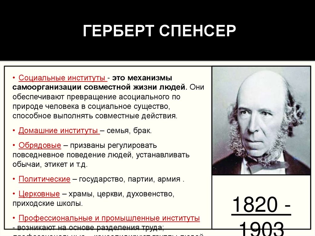 ГЕРБЕРТ СПЕНСЕР