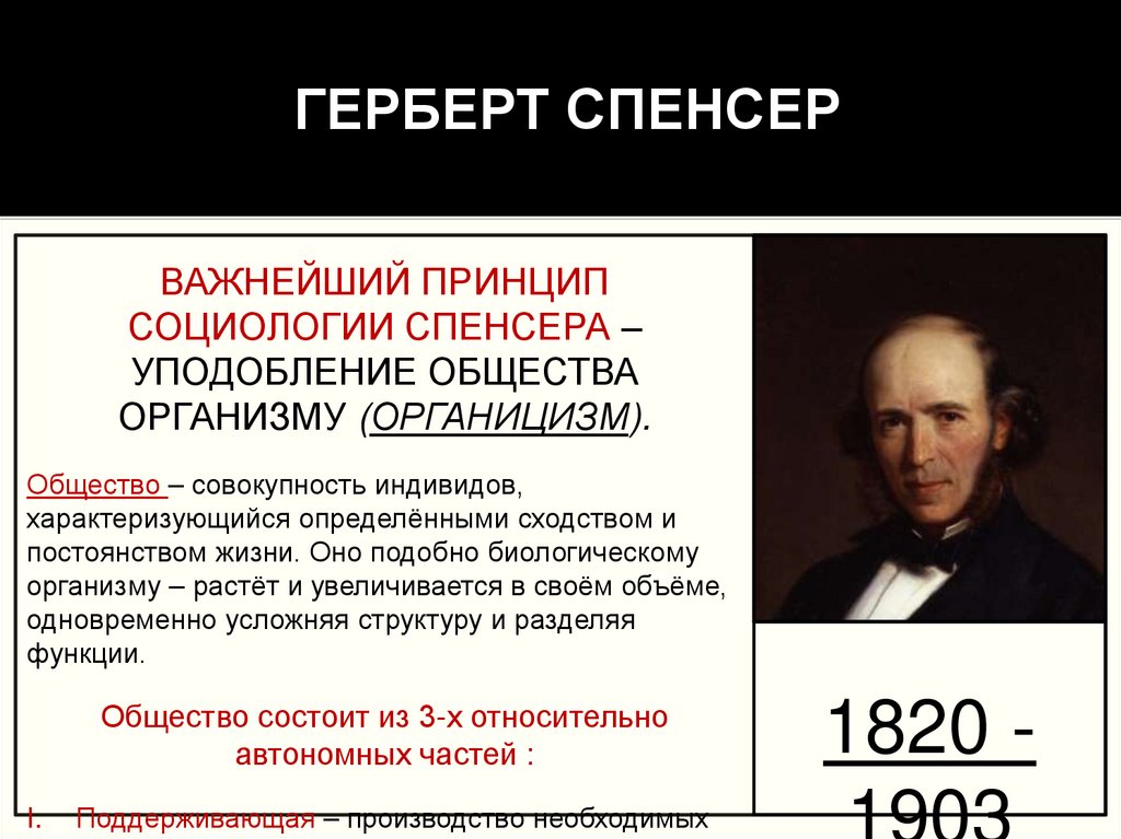 ГЕРБЕРТ СПЕНСЕР