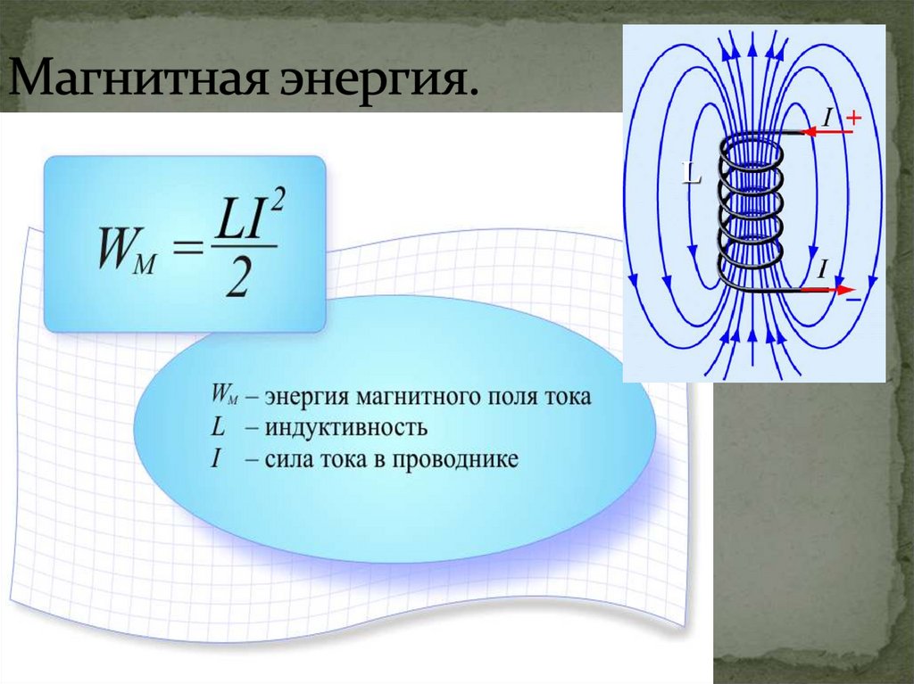 Магнитная энергия.