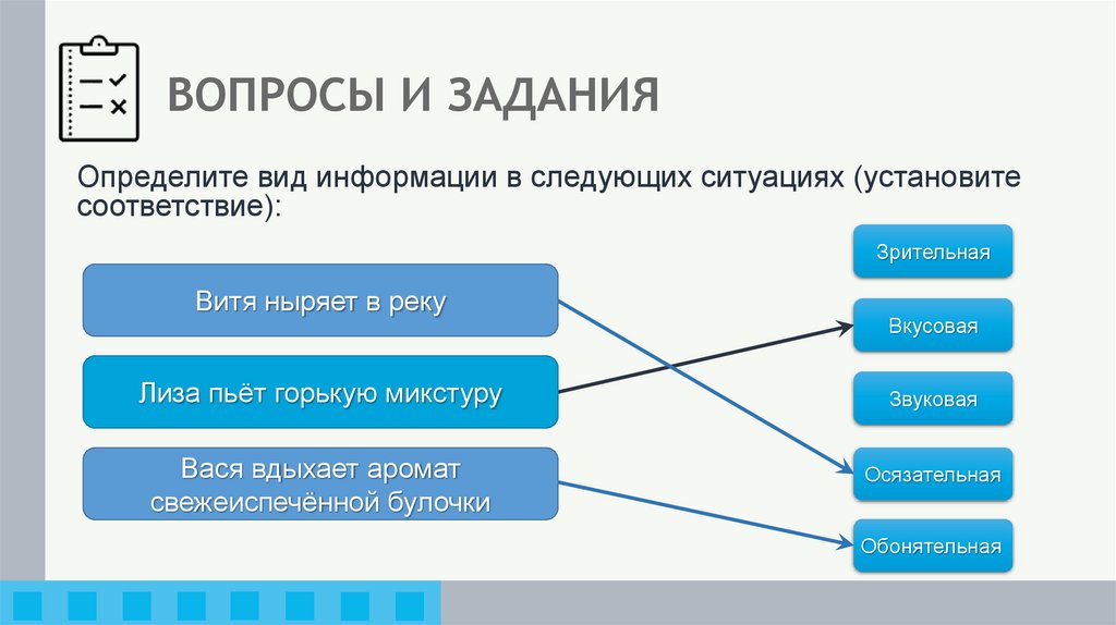 ВОПРОСЫ И ЗАДАНИЯ