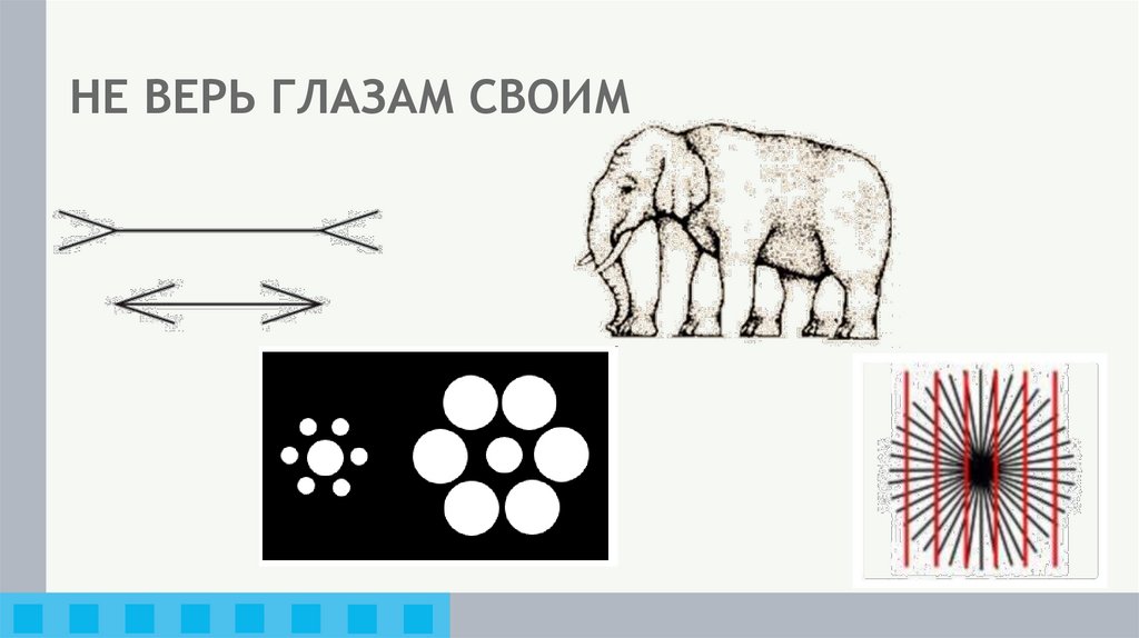 НЕ ВЕРЬ ГЛАЗАМ СВОИМ