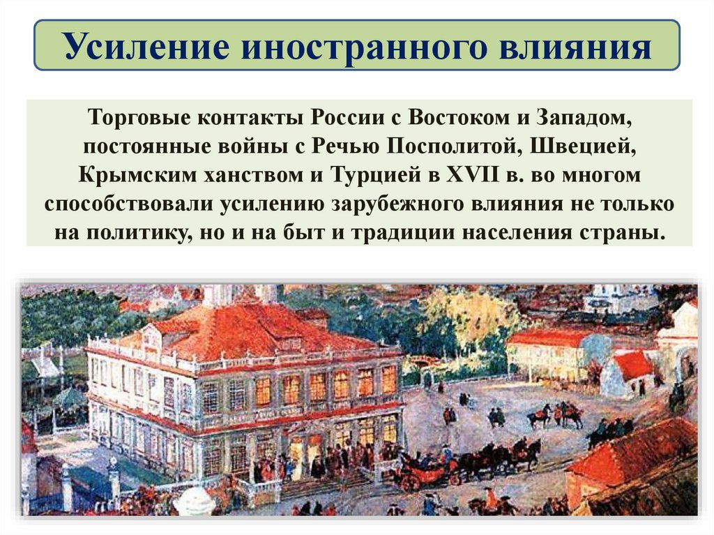 Усиление иностранного влияния