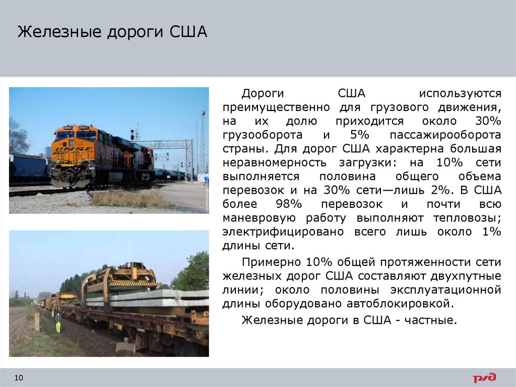 Железные дороги США