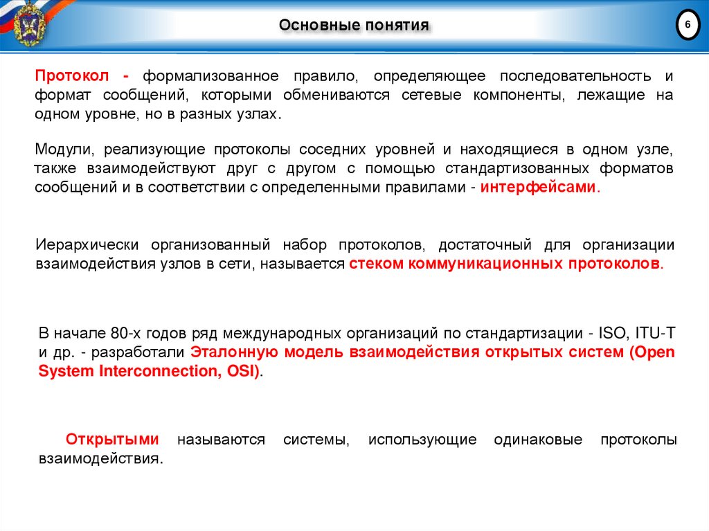 Основные понятия