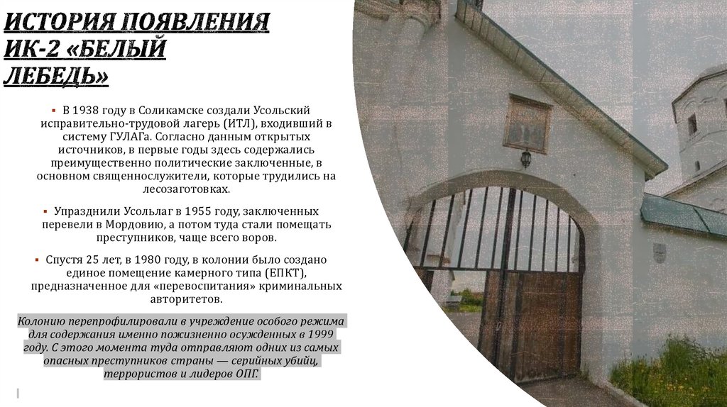 История появления ИК-2 «Белый лебедь»