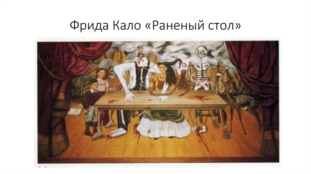 Фрида Кало «Раненый стол»