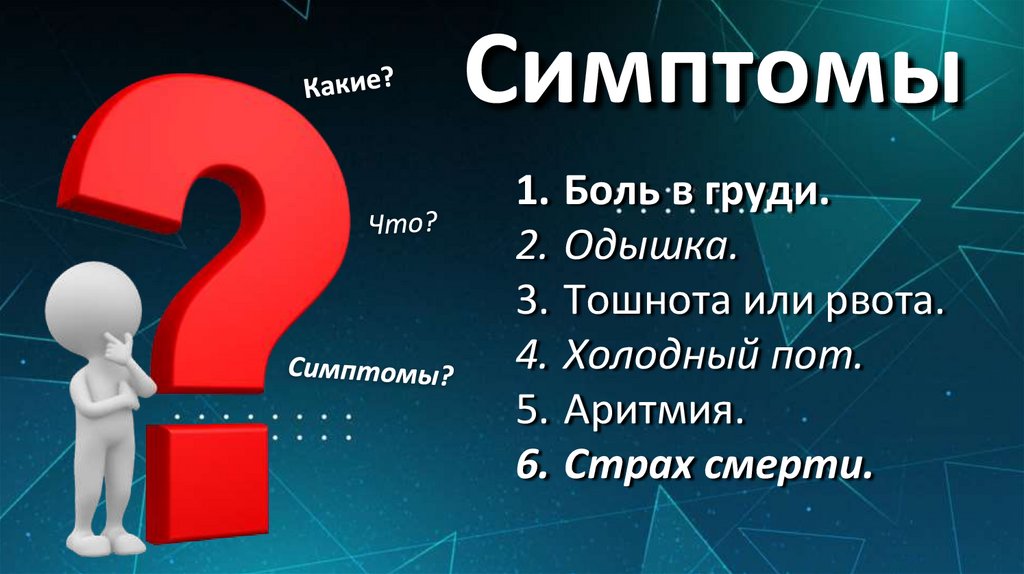 Симптомы