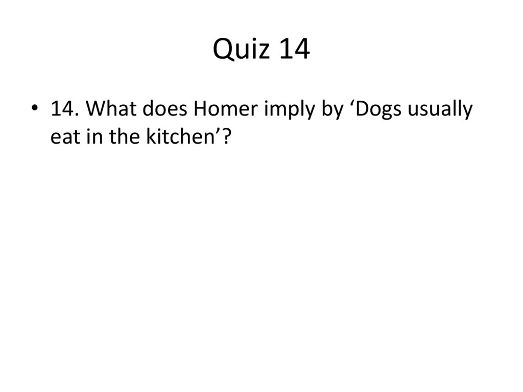 Quiz 14