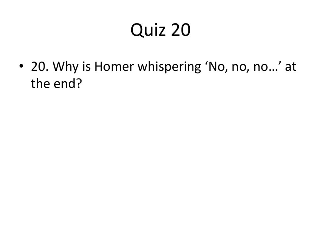 Quiz 20