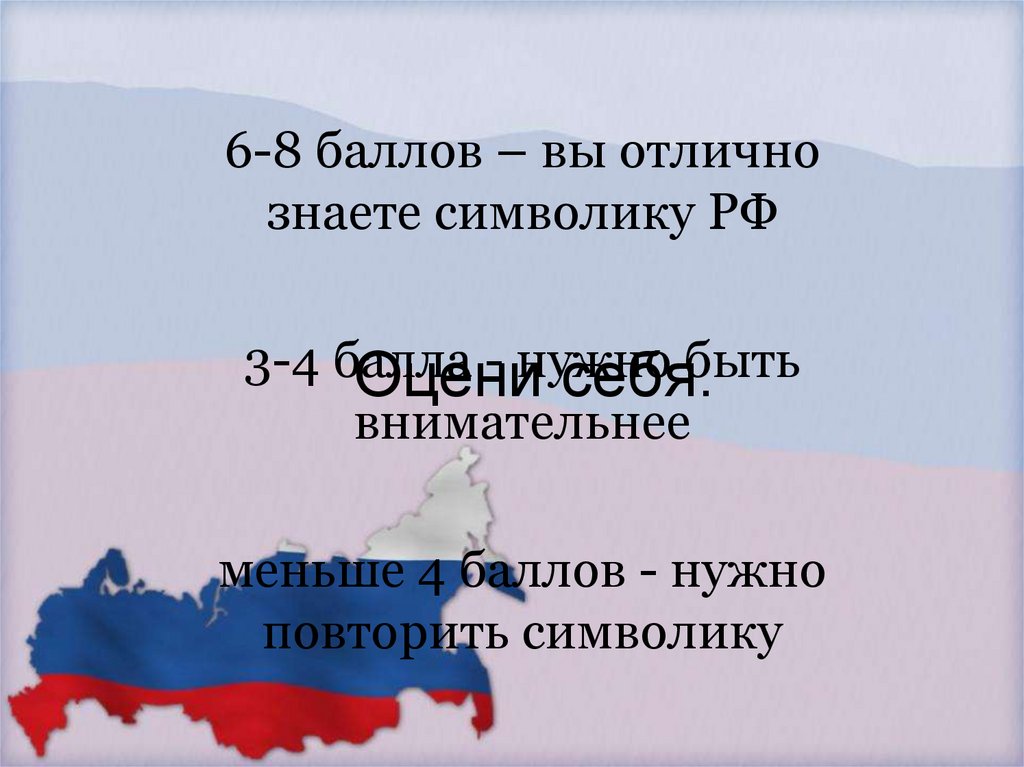 Оцени себя.