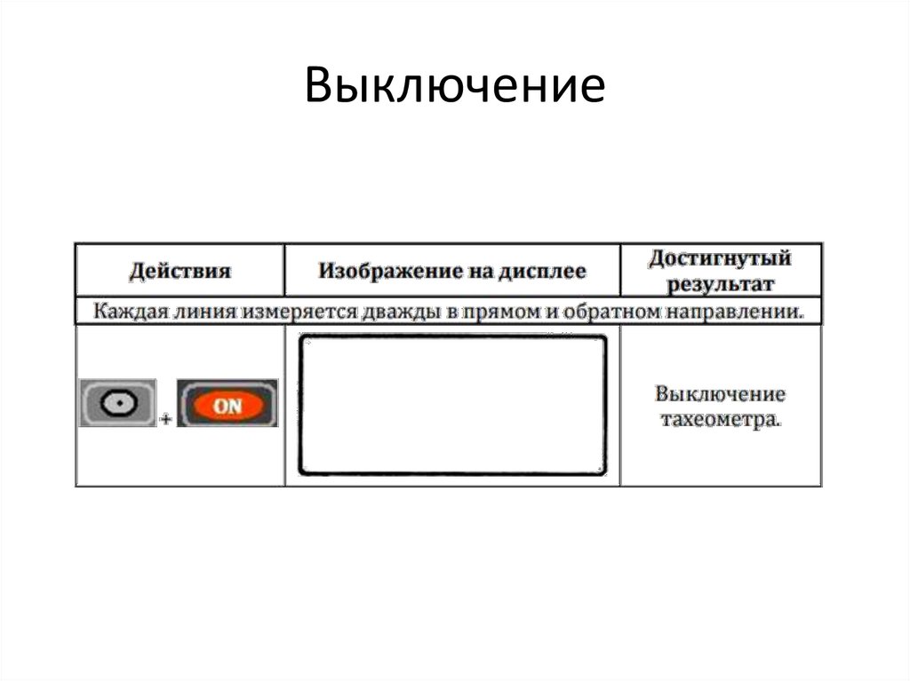 Выключение