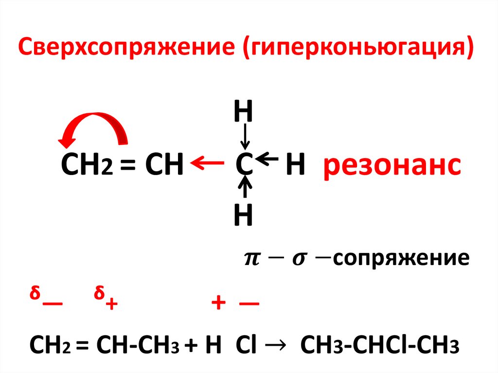 Сверхсопряжение (гиперконьюгация)