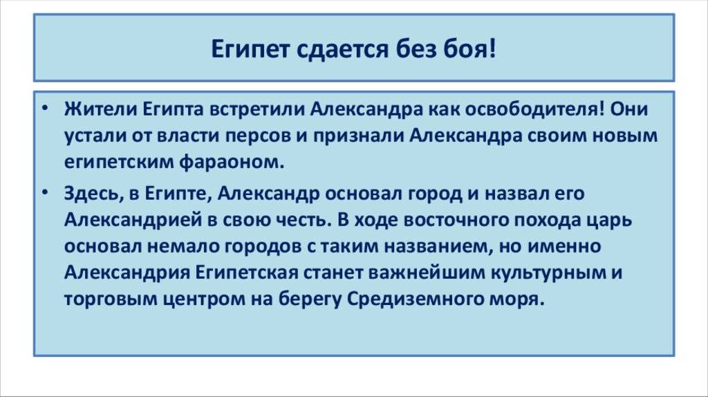 Египет сдается без боя!