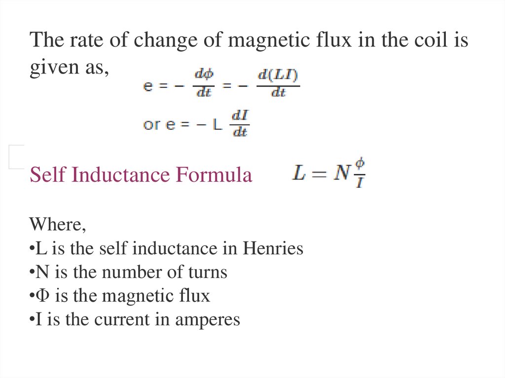 What is Self Induction?
