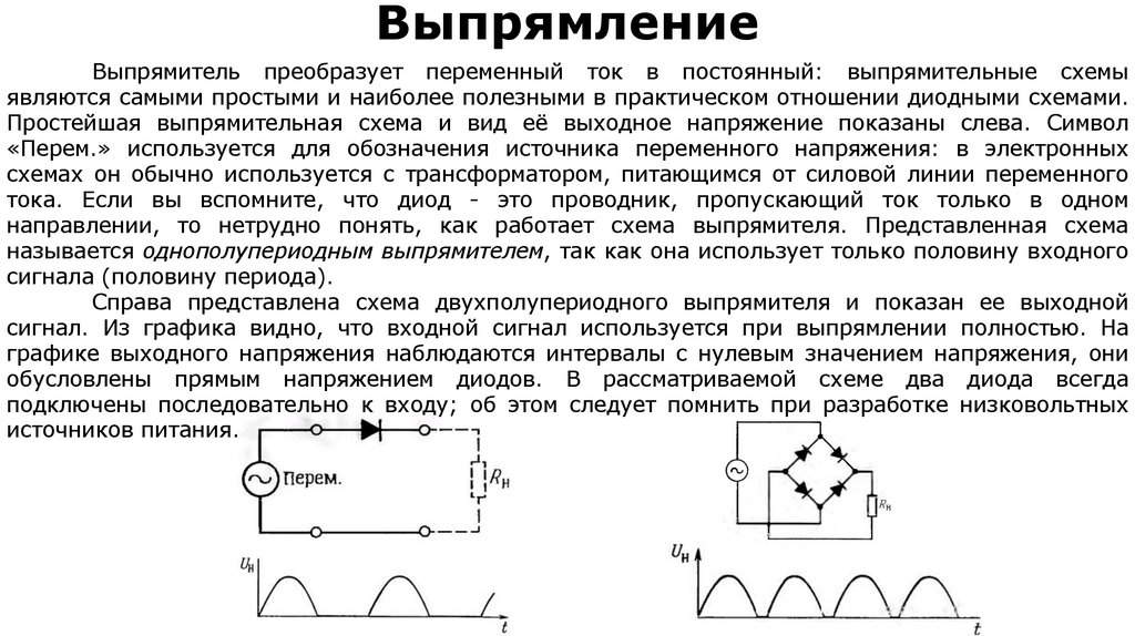 Выпрямление