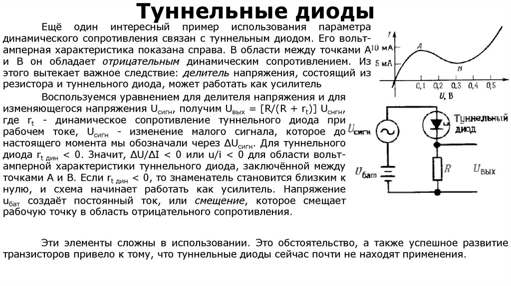 Туннельные диоды