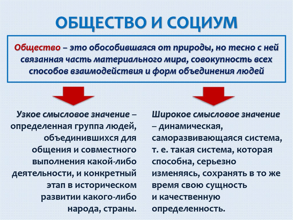 ОБЩЕСТВО И СОЦИУМ