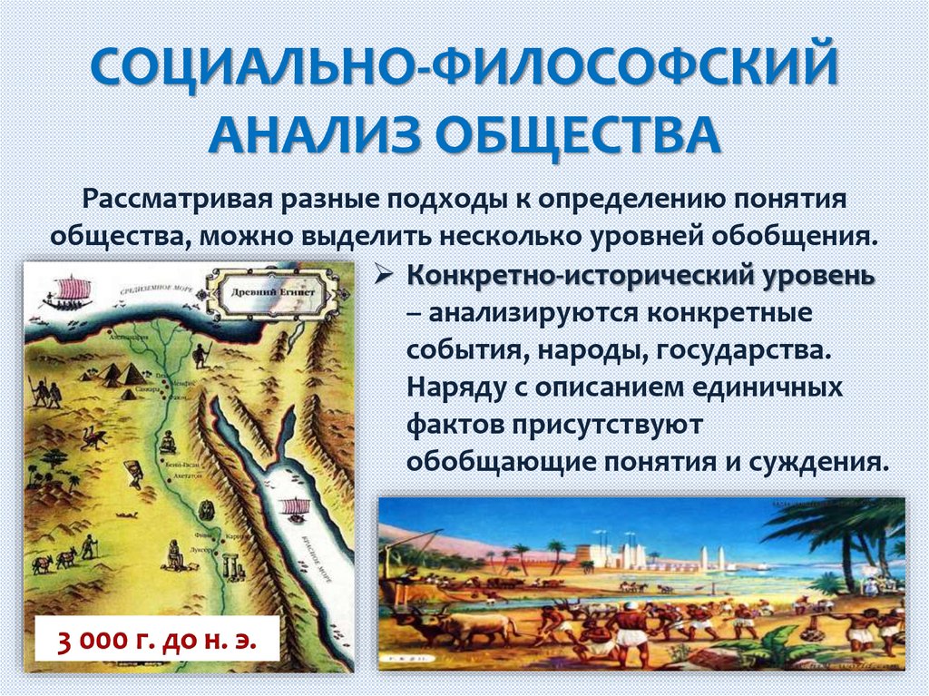 СОЦИАЛЬНО-ФИЛОСОФСКИЙ АНАЛИЗ ОБЩЕСТВА