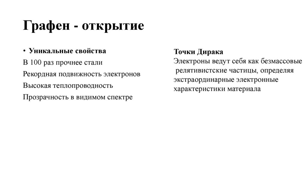 Графен - открытие