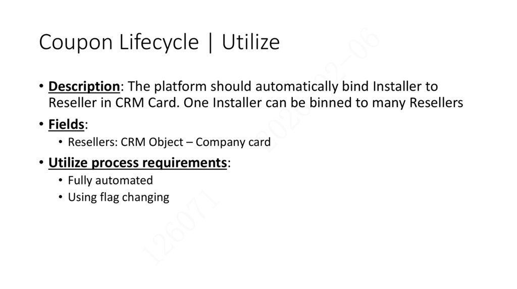 Coupon Lifecycle | Utilize