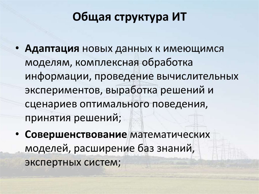 Общая структура ИТ