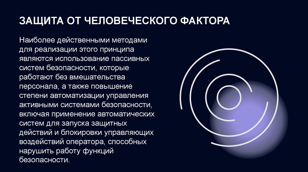 Защита от человеческого фактора