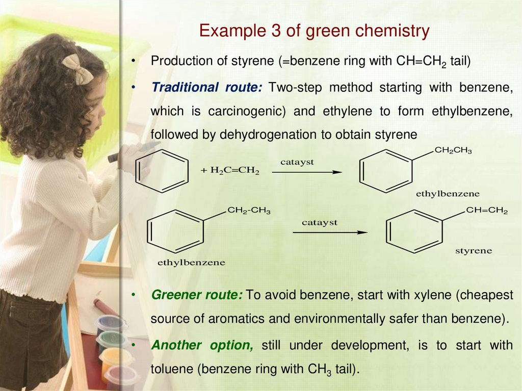 Example 3 of green chemistry