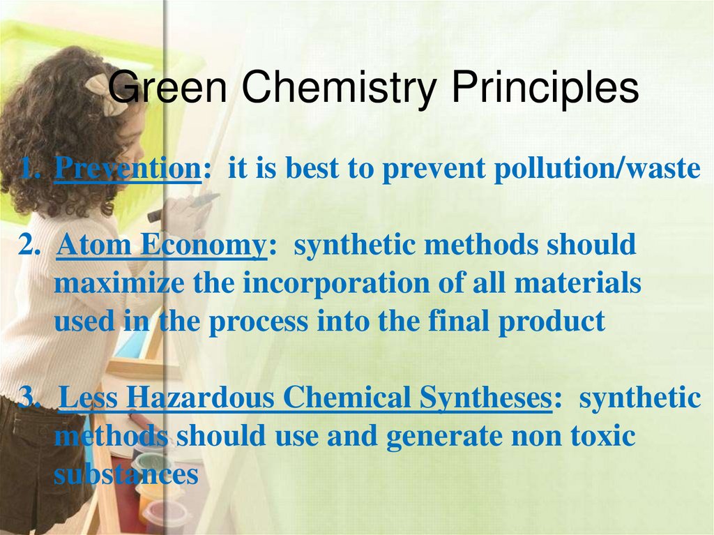 Green Chemistry Principles