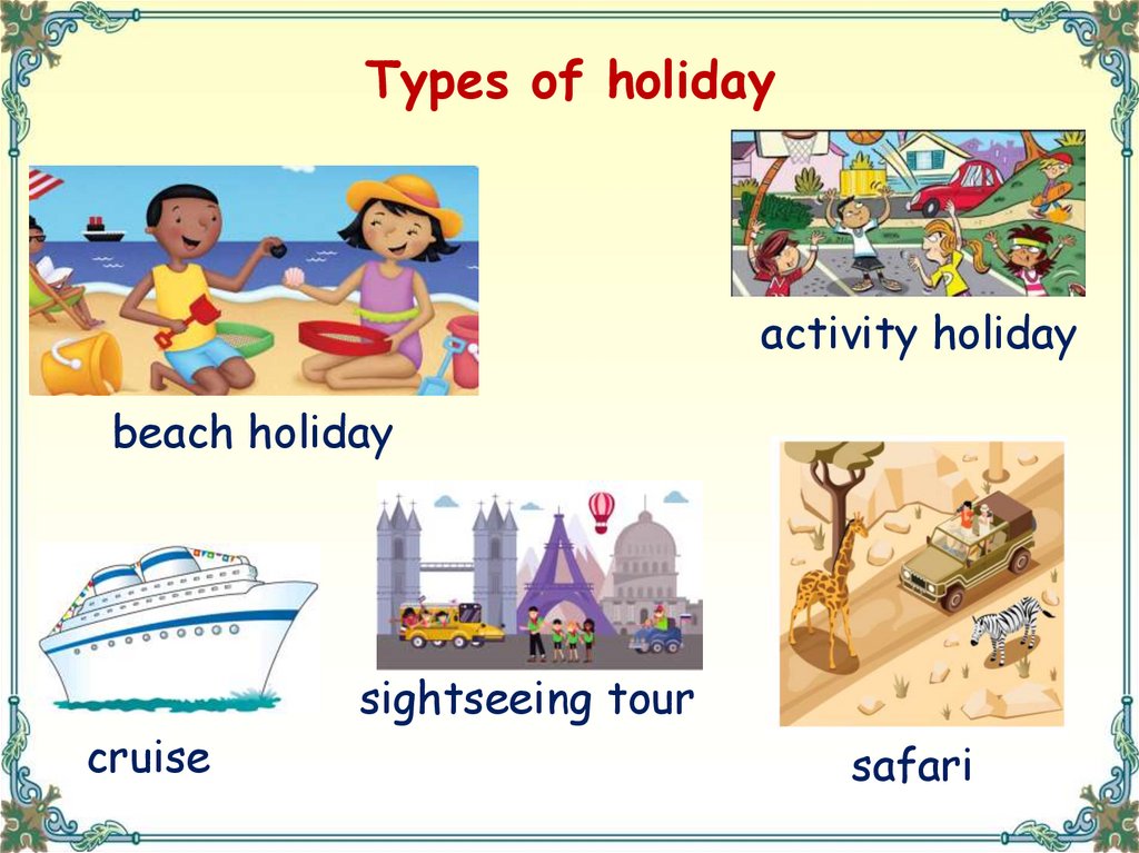 Types of holiday