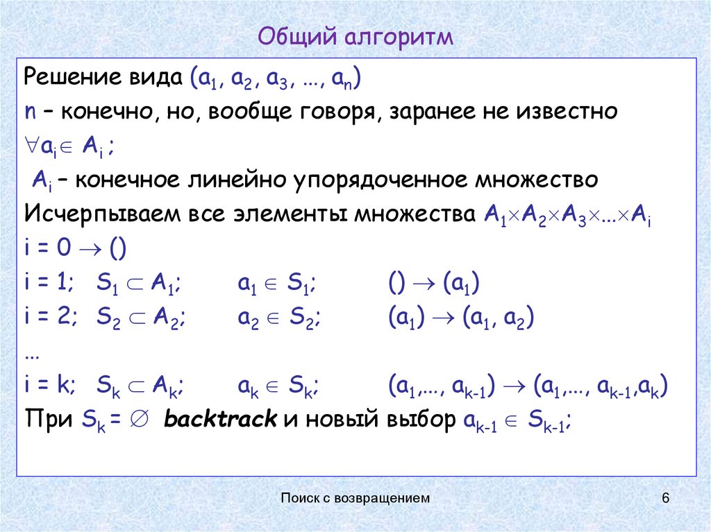 Общий алгоритм