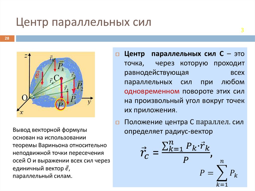 Центр параллельных сил