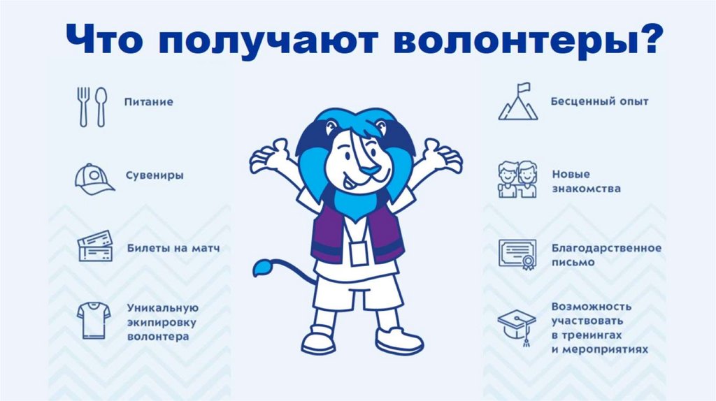 Что получают волонтеры?
