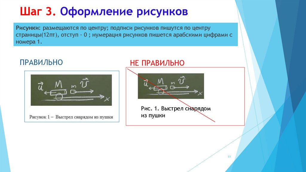 Шаг 3. Оформление рисунков