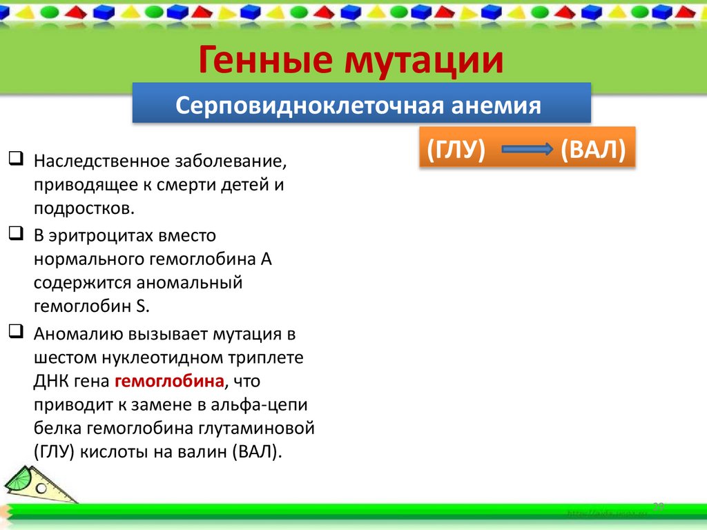 Генные мутации