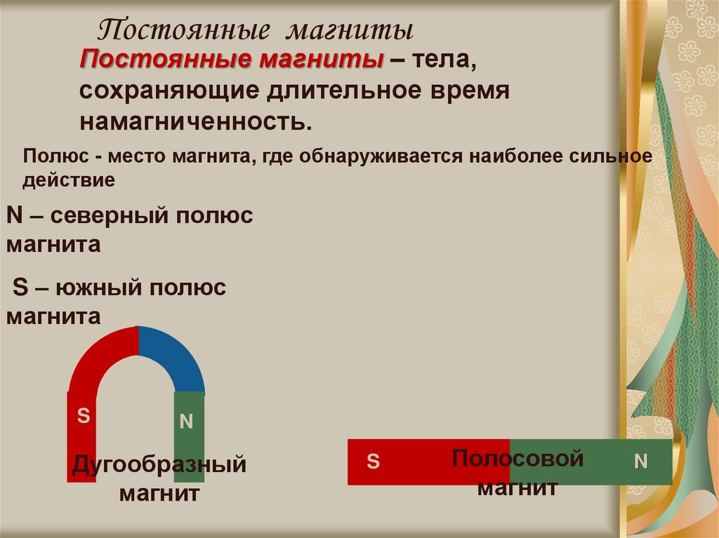 Постоянные магниты