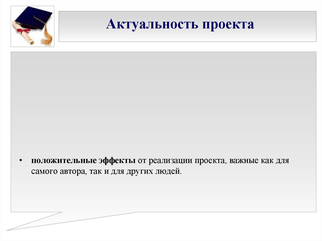 Актуальность проекта