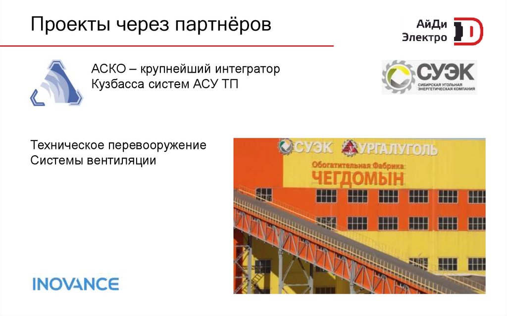 Проекты через партнёров