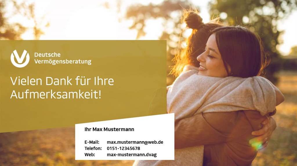 Vielen Dank für Ihre Aufmerksamkeit!