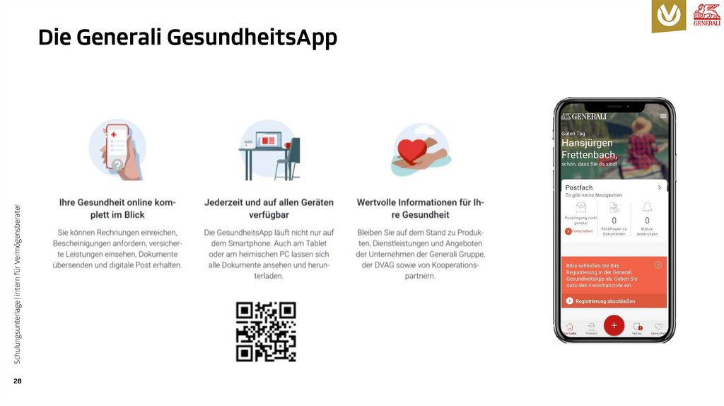 Die Generali GesundheitsApp