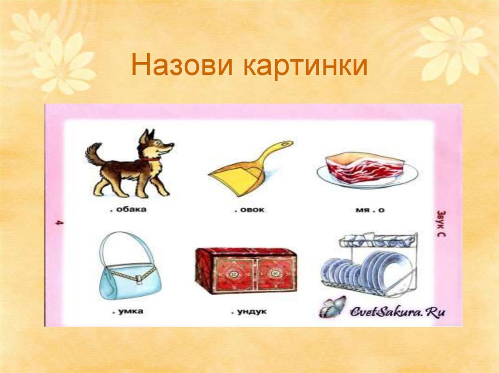 Назови картинки