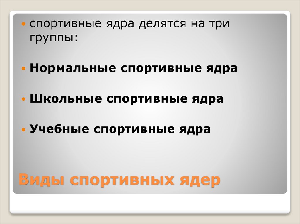 Виды спортивных ядер