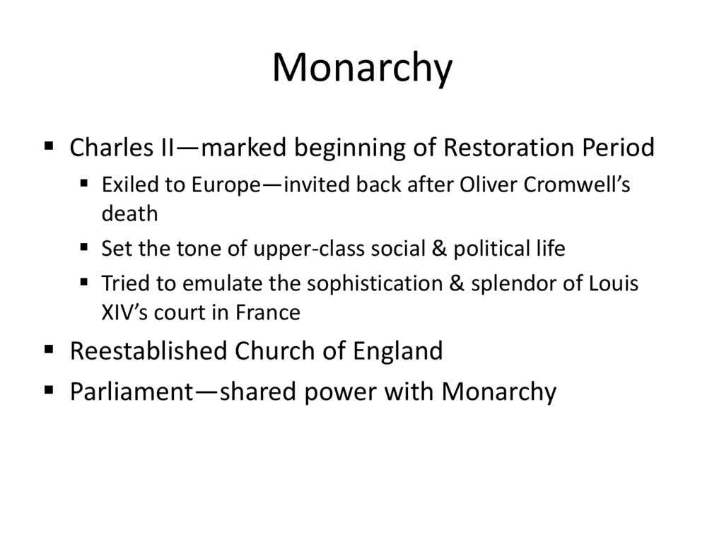 Monarchy