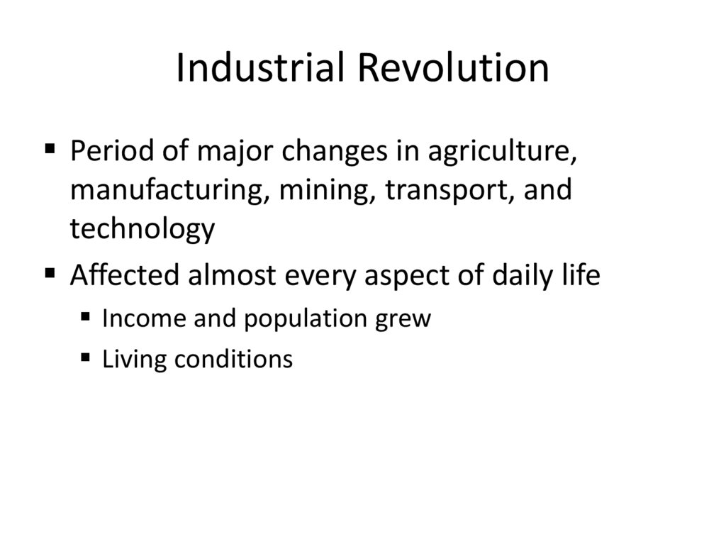 Industrial Revolution